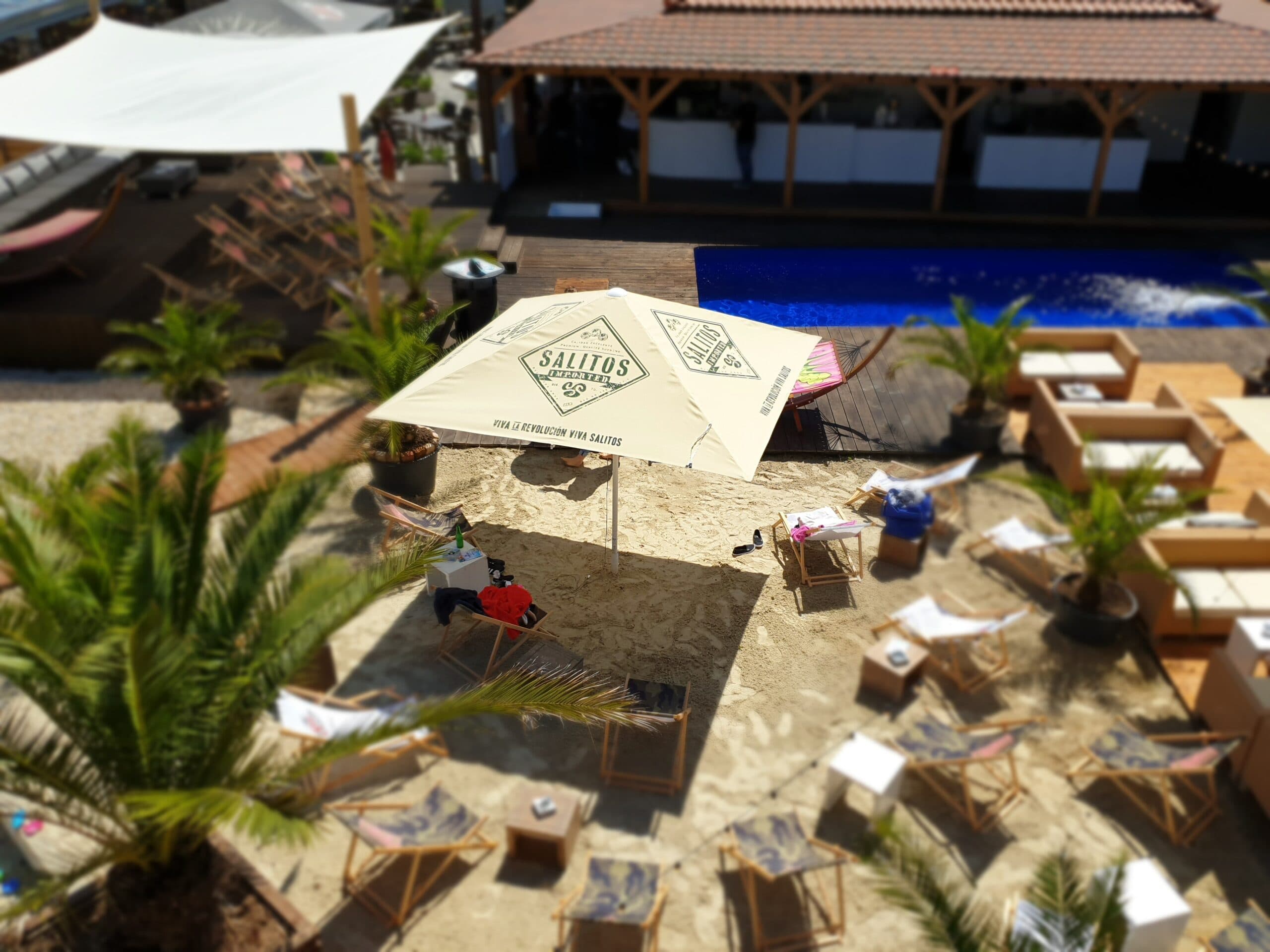 Terrasse & Strandfeeling