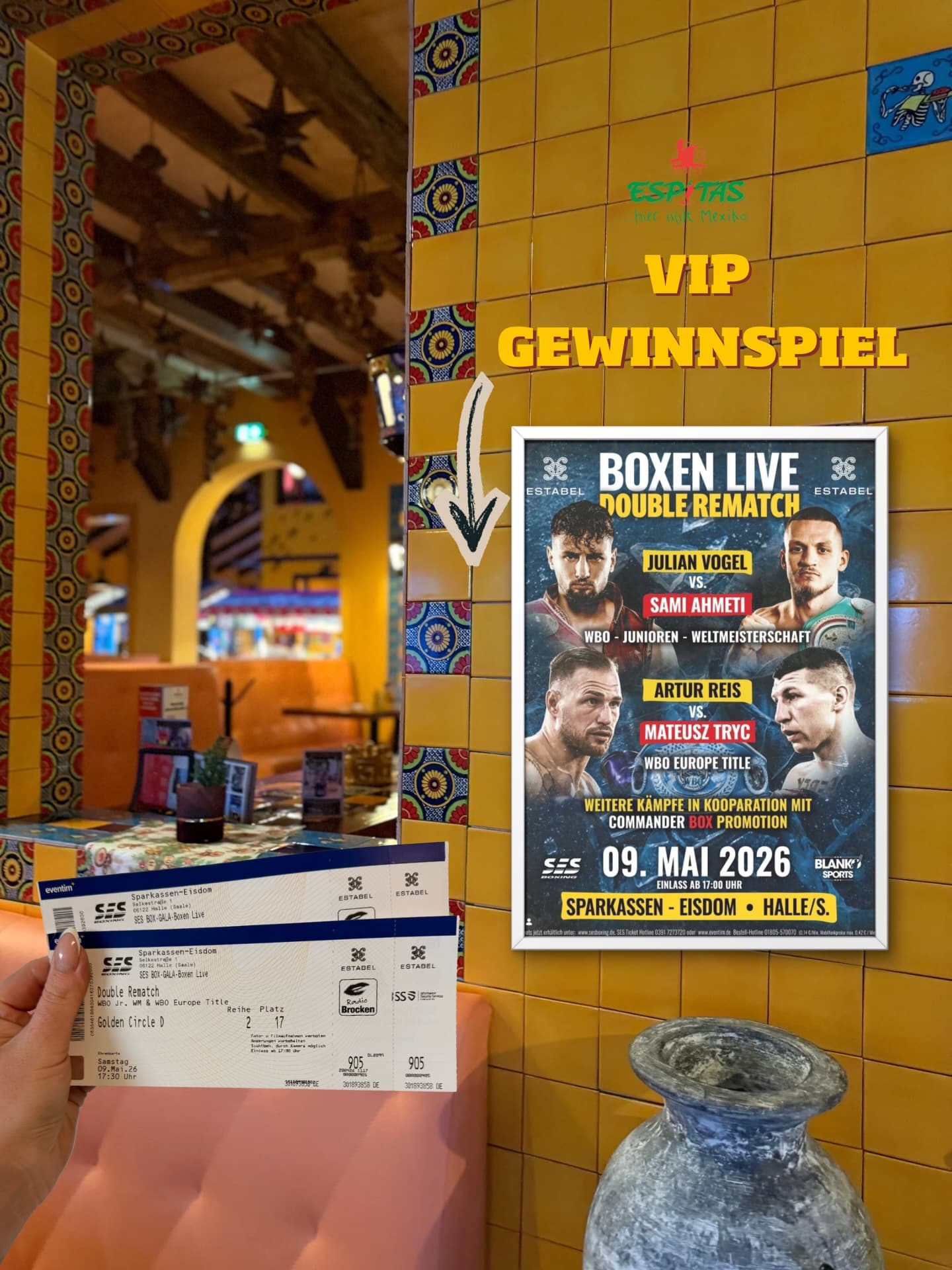 Box-Gewinnspiel 🥊 – mit @partnerclub verlosen wir 2 VIP-Packages für den WBO Europe Title in Halle.